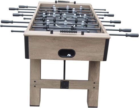 Hathaway Braxton 55-in Competition Foosball Table, Arcade Table Soccer, Perfect for Family Game or Recreation Rooms, Includes (2) 36-mm ABS Foosballs and Built in Ball Returns in Kuwait
