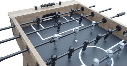 Hathaway Braxton 55-in Competition Foosball Table, Arcade Table Soccer, Perfect for Family Game or Recreation Rooms, Includes (2) 36-mm ABS Foosballs and Built in Ball Returns in Kuwait