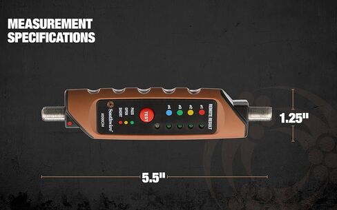 جهاز اختبار/رسم الخرائط Southwire M500CX4 Coax الاستمرارية، تصميم متين، إيقاف تشغيل تلقائي، غلاف مزدوج القالب، شاشة LED سهلة الفهم، تتضمن 4 أجهزة تحكم عن بعد مرمزة بالألوان in Kuwait