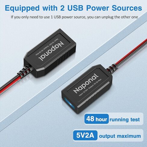 محول طاقة GPS DashCam، (موصل 5Pin Type F) محطة شاحن رادار كاميرا مرآة GPS كابل شاحن كاميرا Dash Cam لاختيار Ford Bronco Sport، Explorer والمزيد مع مرآة الرؤية الخلفية ذات التعتيم التلقائي in Kuwait