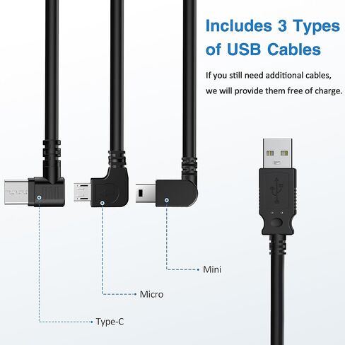 محول طاقة GPS DashCam، (موصل 5Pin Type F) محطة شاحن رادار كاميرا مرآة GPS كابل شاحن كاميرا Dash Cam لاختيار Ford Bronco Sport، Explorer والمزيد مع مرآة الرؤية الخلفية ذات التعتيم التلقائي in Kuwait