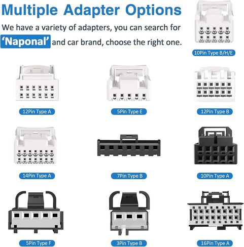 محول طاقة GPS DashCam، (موصل 5Pin Type F) محطة شاحن رادار كاميرا مرآة GPS كابل شاحن كاميرا Dash Cam لاختيار Ford Bronco Sport، Explorer والمزيد مع مرآة الرؤية الخلفية ذات التعتيم التلقائي in Kuwait