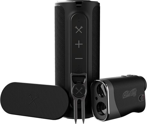 Blue Tees Golf - حزمة حزمة اللاعبين - سلسلة 3 Max Rangefinder، مكبر صوت مغناطيسي، أداة Divot ومحور مغناطيسي - حزمة الجولف لرفع مستوى مستديرك in Kuwait