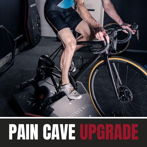 لوح هزاز لركوب الدراجات من KOM للتدريب الداخلي - يقلل من عدم الراحة، ويشغل القلب، ويركب لفترة أطول على Zwift. لوحة الروك تعمل مع مدربي Wahoo Kickr Core وTacX Neo 2T وSaris وغيرهم من المدربين! in Kuwait