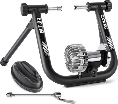 مدرب الدراجة الذكي - حامل تدريب الدراجة السائل لعجلة 26-29 بوصة أو 700c - حامل ثابت للدراجة لتقليل الضوضاء متوافق مع تطبيق Zwift in Kuwait