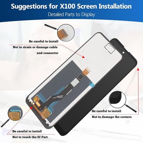 بديل شاشة Nokia X100 (TA-1399) MetroPCS لهاتف Nokia X100 (TA-1399) MetroPCS شاشة LCD تعمل باللمس مجموعة رقمية مع أدوات إصلاح in Kuwait