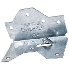 20 Pack Simpson Strong-Tie A34 Framing Angle Bracket