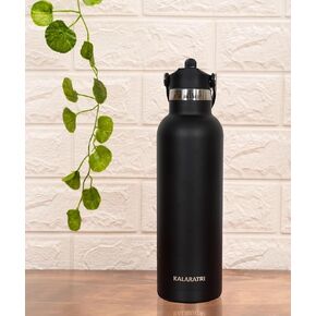 Stainless Steel Standard Mouth Water Bottle with Flex Cap and Double-Wall Vacuum Insulation Bottle