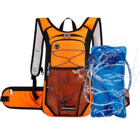 Hydration Backpack Hiking Backpack with Water Bladder Lightweight Insulation Hydration Pack Water Backpack for Hiking Cycling Running Festival Camping for Men Women