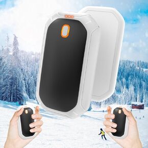 Magnetic Hand Warmers Rechargeable 2 Pack, Portable Electric Hand Warmers, Pocket Size Hand Warmers for Outdoor, Camping, Hunting Accessories - Rechargeable Handwarmers Gifts for Christmas, Birthday