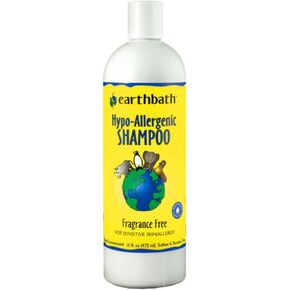 earthbath Hypoallergenic Dog Shampoo, Fragrance Free, 16 oz – Pet Shampoo for Sensitive Skin & Allergies – Made in USA (Pack of 2)