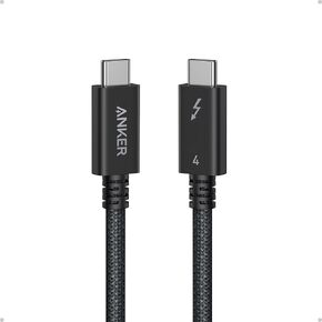 Anker Prime Thunderbolt 4 Cable, 3.3 ft USB C to USB C Cable, 240W Charging, 40Gbps Data Transfer, Supports 8K/4K Displays, for iPhone 16 Series, MacBook Air, iPad, Samsung (Thunderbolt 4-Certified)