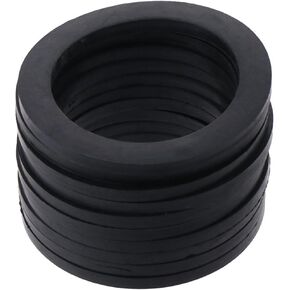 10Pack 3 inch Camlock Fitting Gasket,Cam Lock Hose Seal Rubber Washer for Female Coupler,Cam Groove Replacement Rubber Washer
