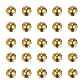 HARFINGTON 40pcs 8mm Precision Solid Brass Bearing Balls for Bearings Valves Decoration