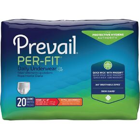 Prevail Per-Fit Protective Underwear, Medium, 20 Count