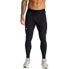 WOLACO Sprint Full Tight Compression Pants with Phone Pocket for Men