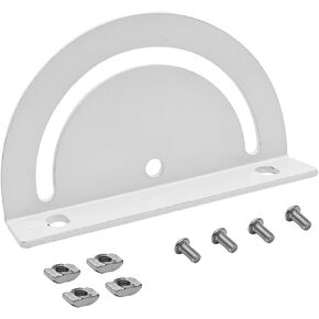 1 Set of 4040 European Standard Series 180 Degree Corner Bracket Cross Joint Plate, Corner Plate Joint Bracket with Screws T-Nut