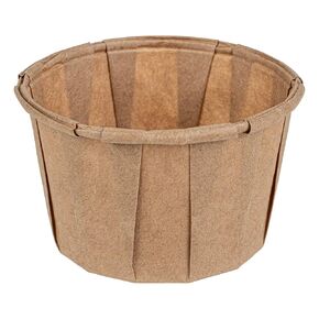 Restaurantware-Sustain 2 Ounce Portion Cups, 100 Disposable Condiment Cups - Compostable, Versatile, Kraft Paper Sample Food Cups, Stylish, For Serving Dips, Jams, Sauces, Nuts, And More