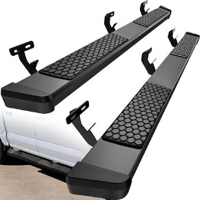 YITAMOTOR Running Boards 6.5 Inch Compatible with 2019-2024 Dodge Ram 1500 Crew Cab Black Textured Nerf Bars Side Step (Only Fit 2019-2024 Ram 1500 New Body)