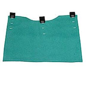 MAGID SNOODS Flame-Resistant 100% Cotton Sateen Snood, 5" x 3" x 1", Green, 5" x 3" x 1"
