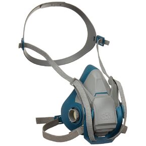 3M Rugged Comfort Quick Latch Half Facepiece Reusable Respirator 6502QL, Gases, Vapors, Dust, Medium - Pack of 10