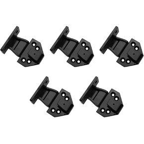 5Sets Push-On Clips Corner Buckle Plastic Quick Fitting Furniture Panel Joint Bracket Fast Installation Push-On Clips Corner Buckle for Cabinet Wardrobe Mounting Roman Column Connection
