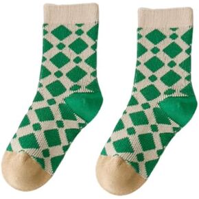 Novelty Kids Fun Dress Socks, Colorful, Mid-High,Argyle Socks Boys Socks