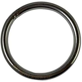 US Stainless Stainless Steel 316 Round Ring Welded 5/16" x 2 3/4" (8mm x 70mm ID) Marine Grade