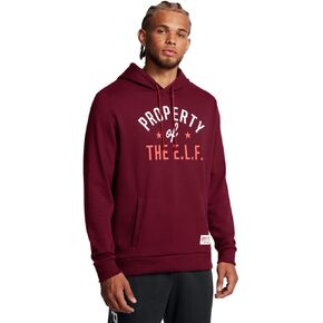 Under Armour Men's Project Rock Red One E.l.f. Hoodie