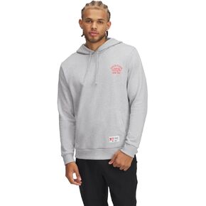 Under Armour Men's Project Rock Red One North Pole Training Club Hoodie