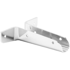 Prime-Line 656-6440 Wing Urinal Bracket, 1 In. x 12 In., Zamak, Chrome Plated, with Fasteners (Single Pack)