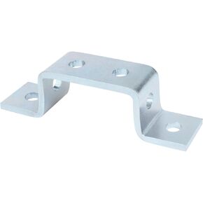 4 Pcs U Shape Bracket Strut Connector Fitting for 1-5/8" Side to Side Channel, Accept 1/2" Bolt, Thickness 5.6mm