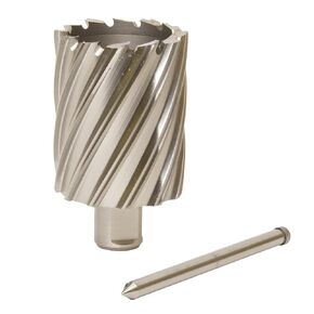 Jancy Slugger by Fein - HSS Annular Cutter - Long Service Life - 3/4 Straight Shank, 2" Cutting Depth, 1-1/16" Bore Diameter - 63134269042