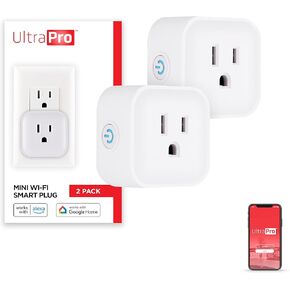 UltraPro Smart Plug WiFi Outlet, Smart Home, Smart Switch, Smart Outlet, Works With Alexa, Echo & Google Home, No Hub Required, App Controlled, ETL Certified, Electrical Outlet Switch, 4 Pack, 51411 in Kuwait