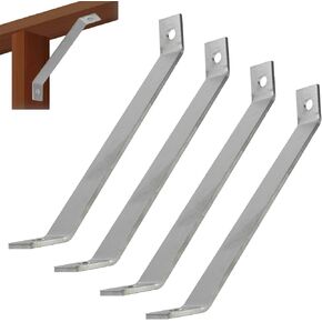 CNQLIS 14-5/8 Inches 45 Degree Angle Brace, Post Mount Support Bracket, Fits 1-5/8" Post Channel with 1/2" Bolts