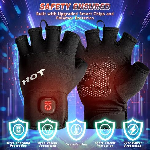 Heated Gloves for Men Women- Rechargeable Electric Touchscreen Cold Winter Work Arthritis Pain Relief Hand Warmers Hot Compress, Heated Gloves for Cold Winter Arthritis Hands Hunting Skiing in Saudi Arabia