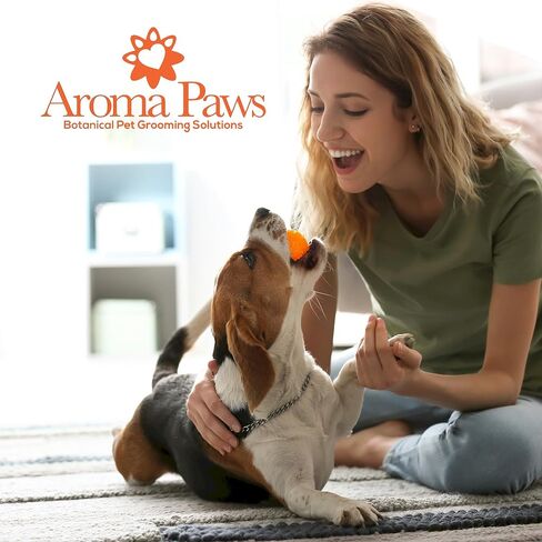 Aroma Paws Dog Coat Conditioning Spray - Pet-Friendly Detangler Spray with Natural Essential Oils for Dogs - Daily Dog Spray to Eliminate Odors and Knots - Coconut Papaya 4.5 oz in Kuwait