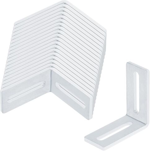 20 حزمة 3030 سلسلة قوس الزاوية الألومنيوم، 2 فتحة فتحة موصل على شكل حرف L، دعامة زاوية داخلية طويلة لملف بثق الألومنيوم بفتحة T in Kuwait