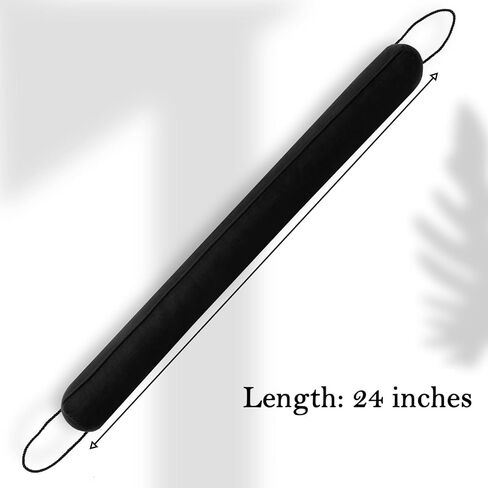 Sunolga 2 Packs 36 Inches 2.2LB Weighted Door Draft Stopper Filled with Glass Beads & Cotton, Removable Machine Washable Sound Proof Under Door Draft Blocker with Anti-Abrasion Bottom for Door, Beige in Kuwait