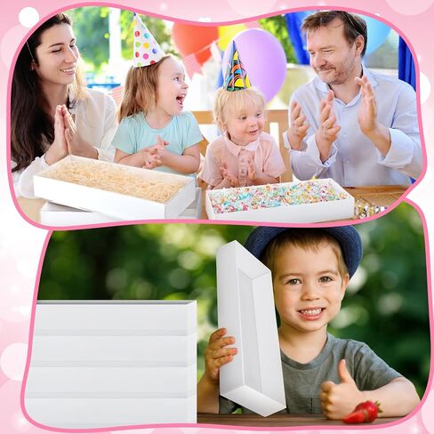 50 Pcs Cookie Boxes 12x4.8x2 Long Bakery Boxes Macaron Boxes with Window Clear Chocolate Covered Strawberry Boxes Slide out Treat Boxes for 12 Cookies Truffle Donuts for Christmas Baby Shower in Saudi Arabia