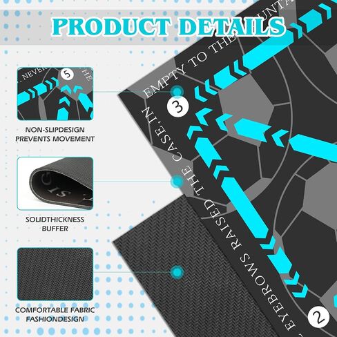 Soccer Training Mat,Football Footstep Training Mat-Silent Shock Absorption Training Mat Anti-Skid Soccer Footwork Training Mat Soccer Training Equipment for Kids Skid Carpet for Football Field Ground in Saudi Arabia
