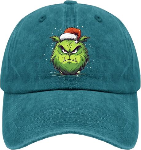 Funny Cute Cartoon Character Christmas Funny Merry caps Custom Hats for Men Womens Baseball hat Gifts for Daughter Golf Hat in Saudi Arabia