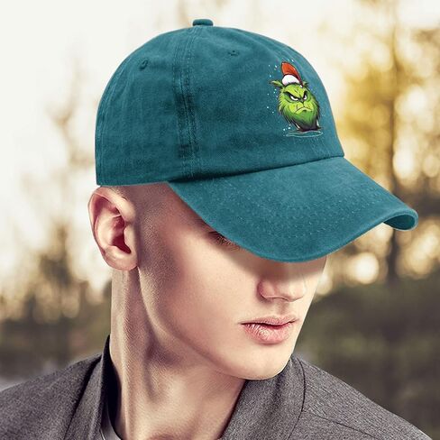 Funny Cute Cartoon Character Christmas Funny Merry caps Custom Hats for Men Womens Baseball hat Gifts for Daughter Golf Hat in Saudi Arabia