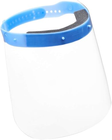 Jackson Safety MFS-320 Series Face Shield Mask Kit for Medical Protection, Healthcare Workers, Reusable, Adjustable, Full Coverage for Men, Women, 9" x 14" Fog Resistant Window, 14350 in Kuwait