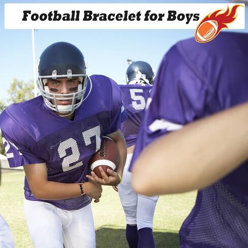 Basketball Soccer Baseball Football Gifts for Teen Boys, Bracelets for Boys Gifts Ideas for Birthday/Back to School/Christmas in Kuwait