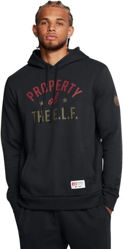 Under Armour Men's Project Rock Red One E.l.f. Hoodie in Kuwait