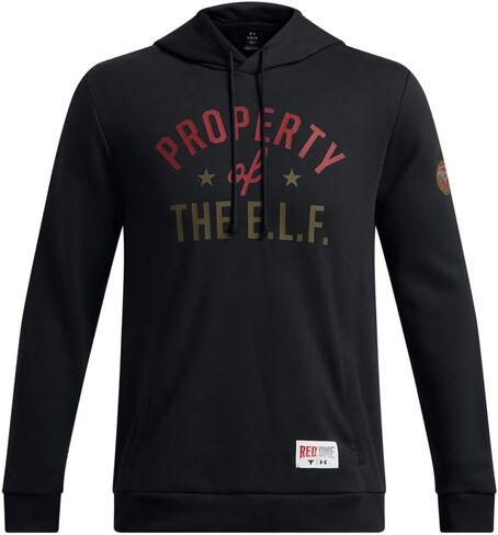 Under Armour Men's Project Rock Red One E.l.f. Hoodie in Kuwait