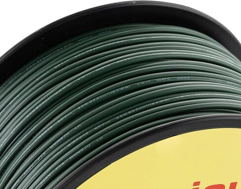 250' لفة SPT-1 18/2 18 سلك سلك بسحاب سلك كهربائي قائمة UL 18 AWG سلك مصباح تمديد عيد الميلاد (أخضر، 250 قدم) in Saudi Arabia