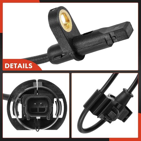 A-Premium Front Side ABS Wheel Speed Sensor Compatible with Honda, Acura Models - Pilot 2016-2020, MDX 2014-2020, Ridgeline 2017-2020, Passport 2019-2020 - 2-PC Set, Replace# 57455TZ5A02 in Saudi Arabia