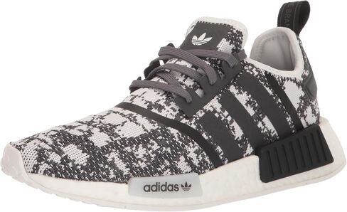 حذاء Adidas NMD_R1 للسيدات مقاس 7، اللون: كتان/كتان/بنفسجي سحري in Saudi Arabia